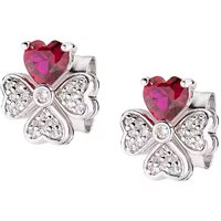 Orecchini Amen Donna Quadricuore in Argento Zircone EQUSBR - EQUSBR